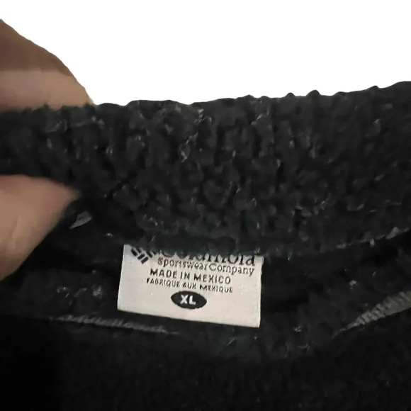 VINTAGE 1998 Columbia Men XL‎ Green Fleece Long Sleeve Crewneck Pullover Sweater - Picture 2 of 4